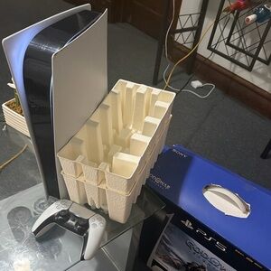 Sony PlayStation 5 with White and Black Design